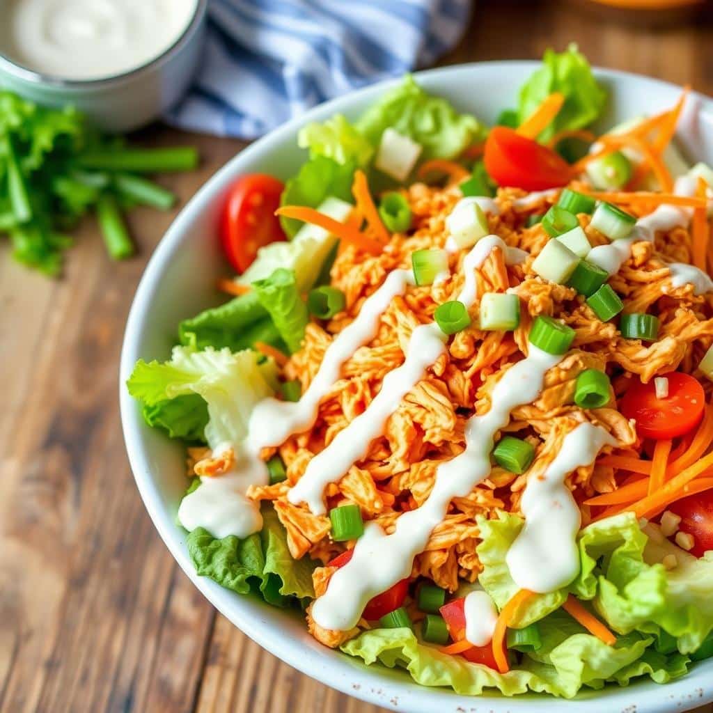 Buffalo Chicken Salad with Ranch Dressing