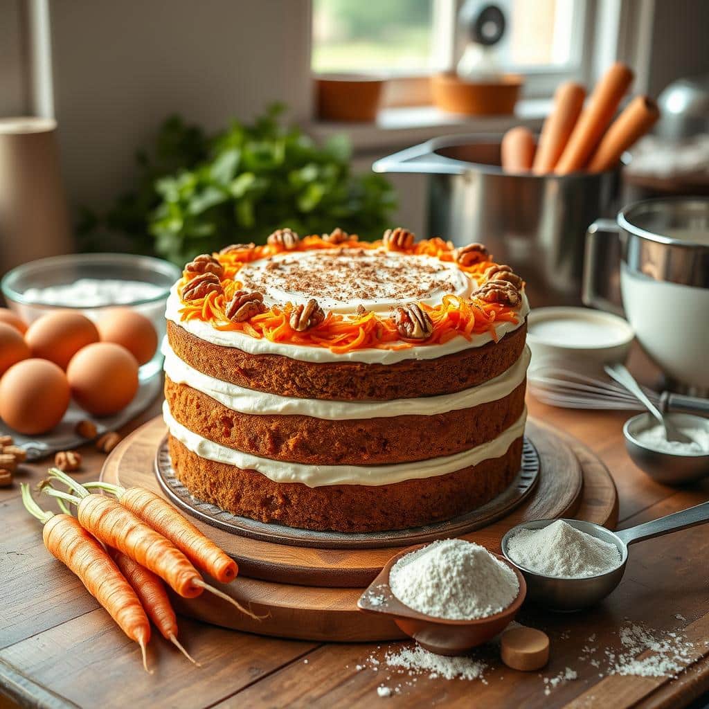 Carrot Cake with Cream Cheese Frosting