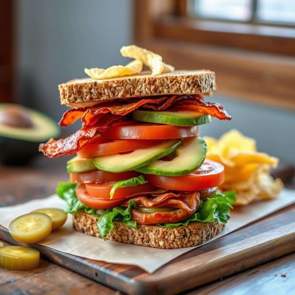 Classic BLT Sandwich with Avocado