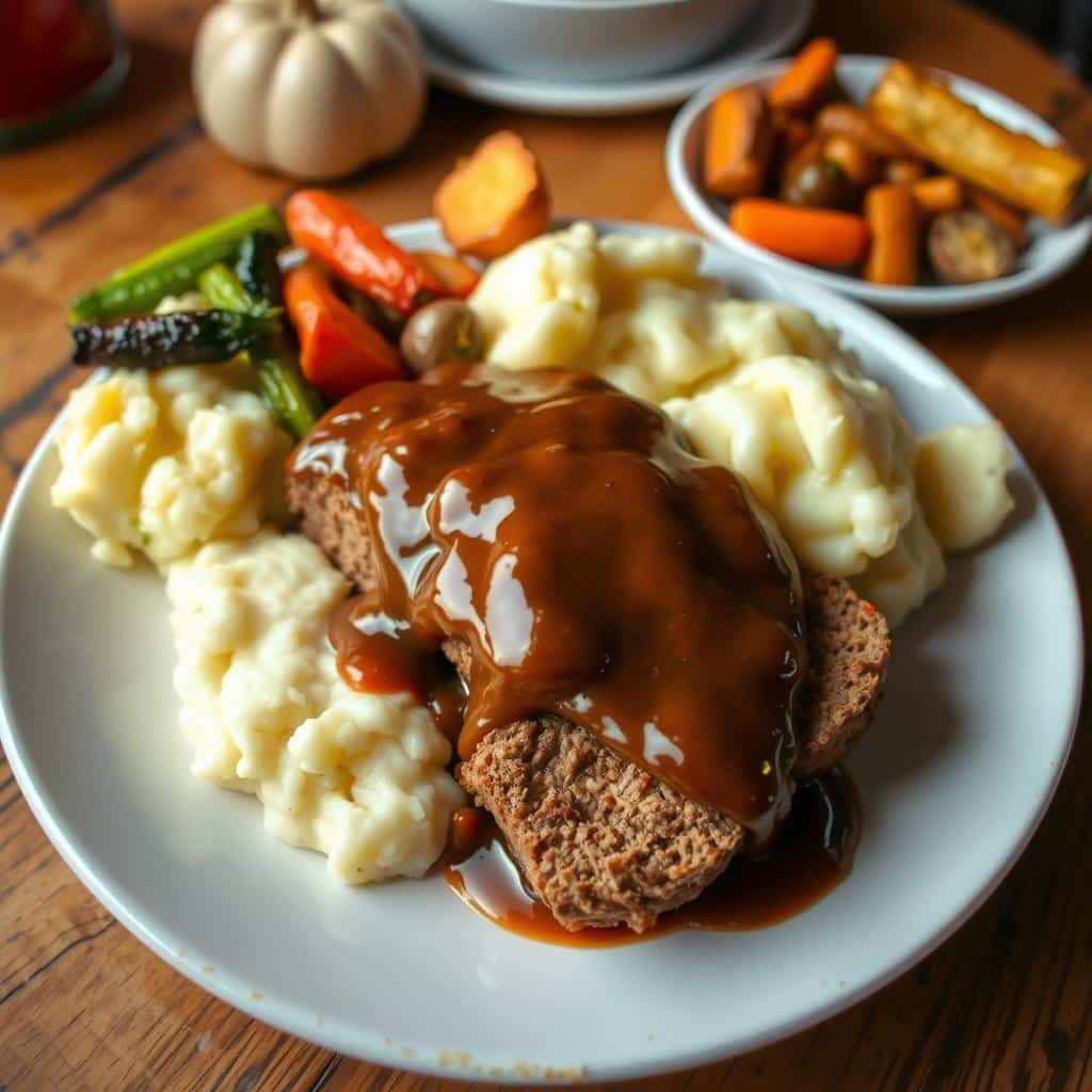 Classic Meatloaf with Gravy