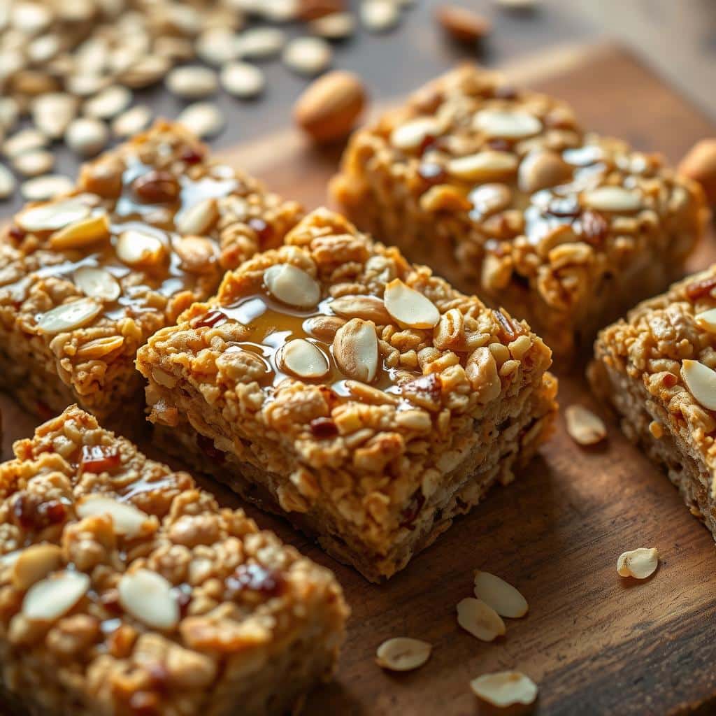 Granola Bars with Honey and Almonds