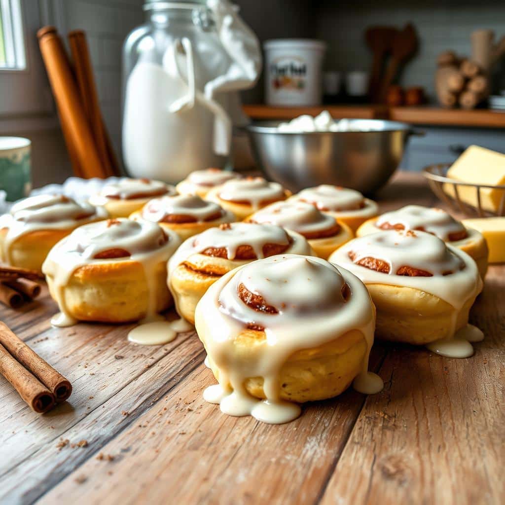 Homemade Cinnamon Rolls with Glaze