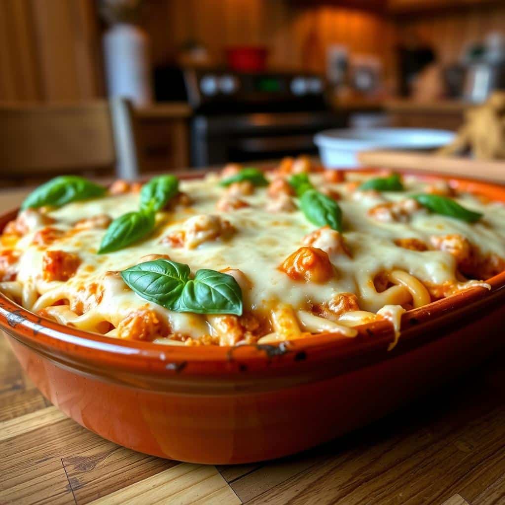 baked ziti with sausage and ricotta