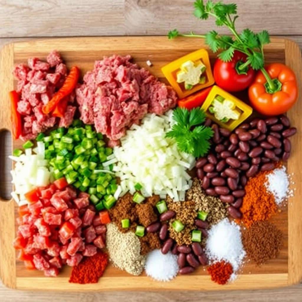 beef chili ingredients