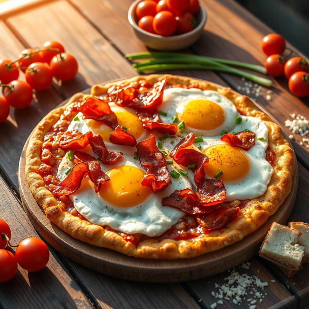 breakfast pizza