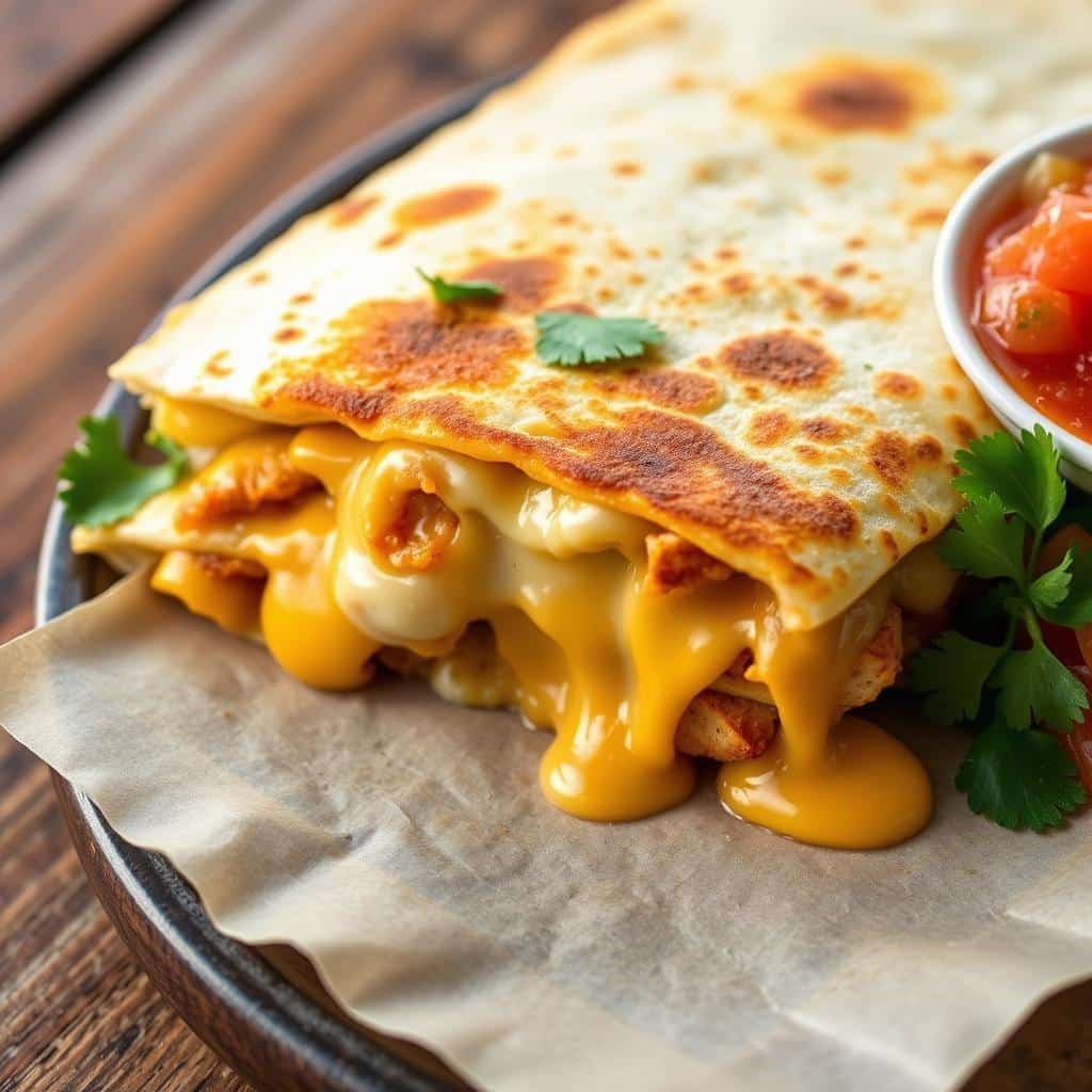 cheesy quesadilla