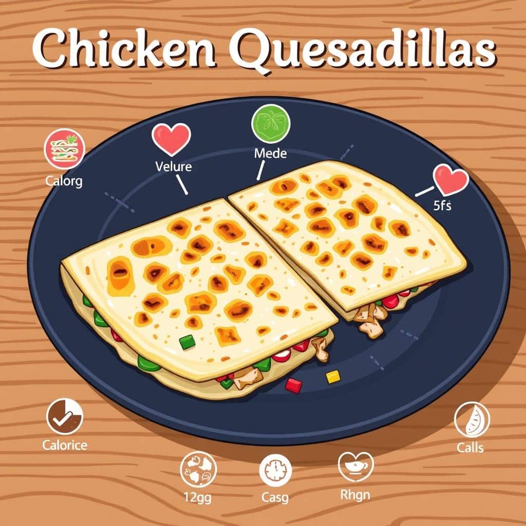 chicken quesadilla calories