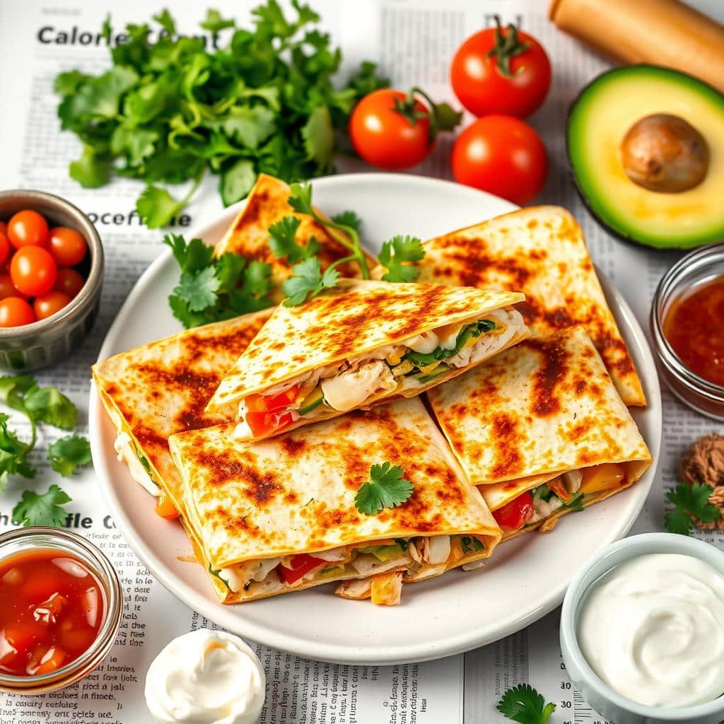 chicken quesadilla calories​