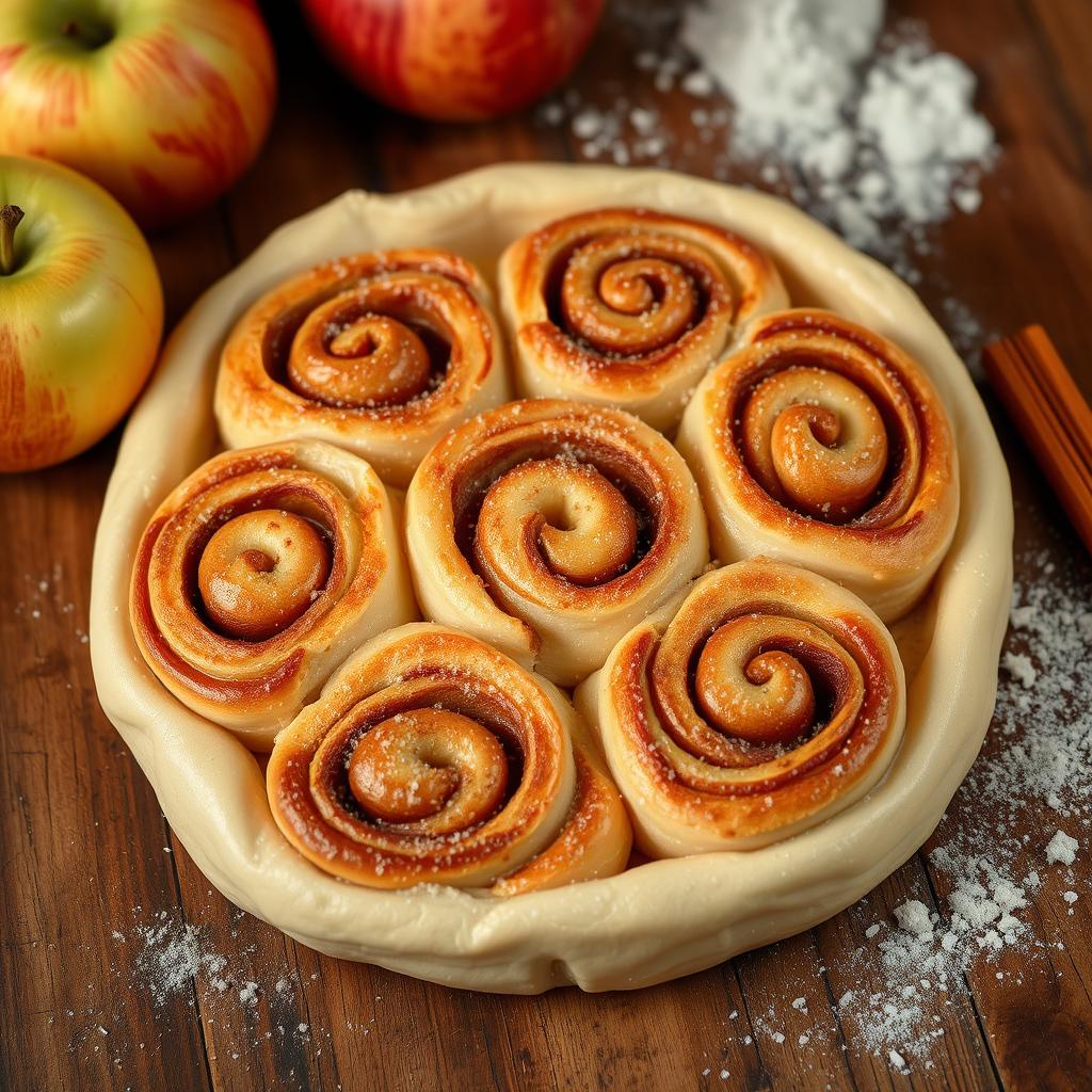 cinnamon roll crust