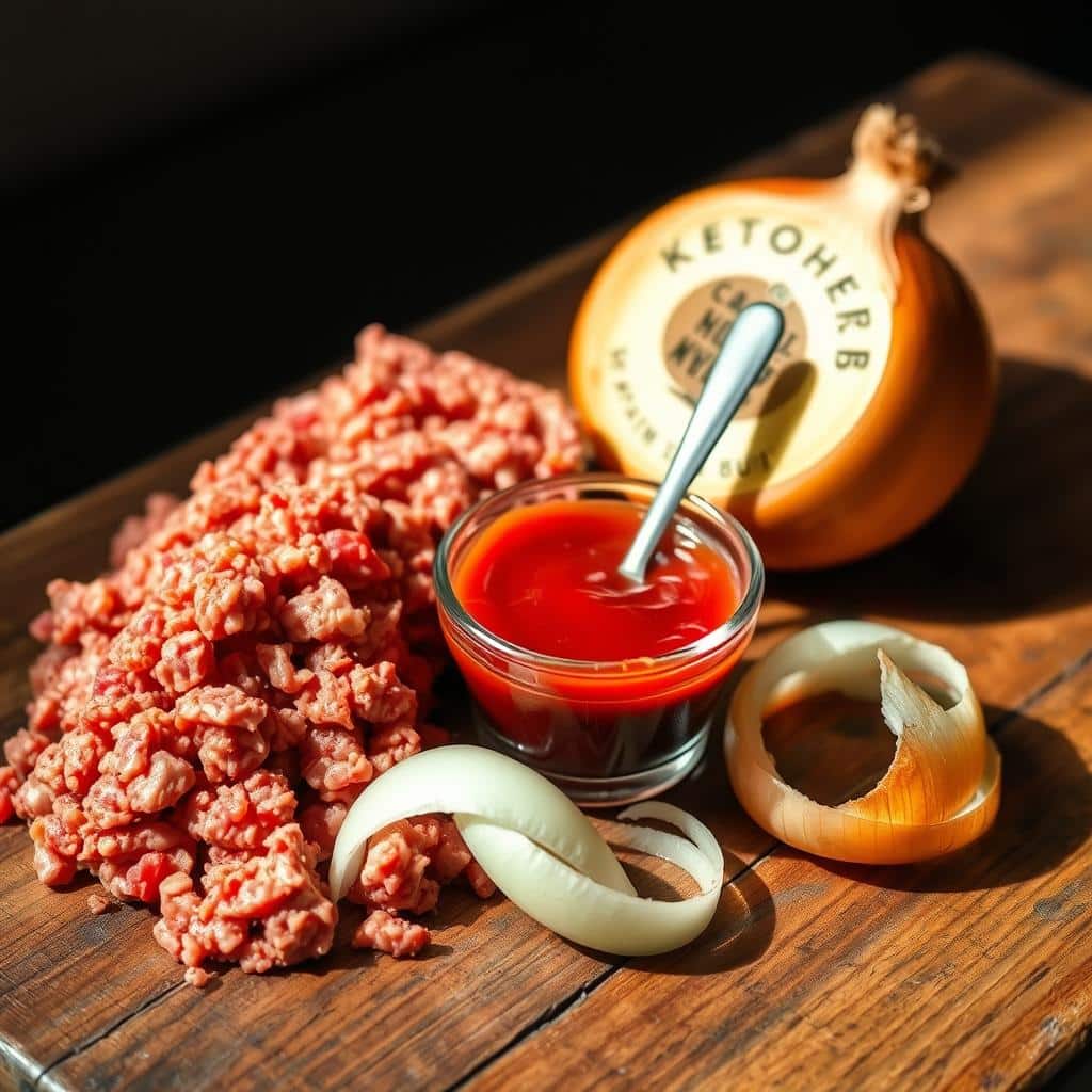 "3-ingredient sloppy joe recipe with ground beef, barbecue sauce, and buns for quick and easy comfort food on busy nights."