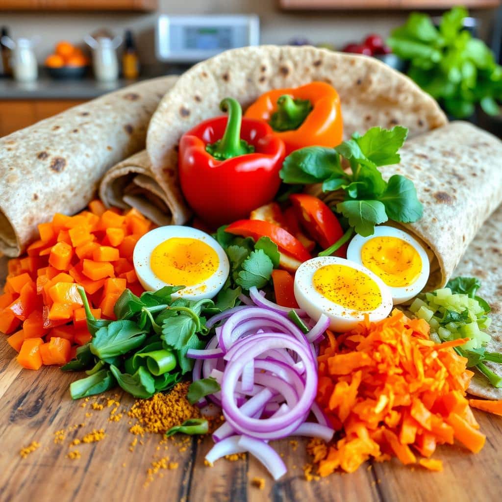 indian flatbread wrap ingredients