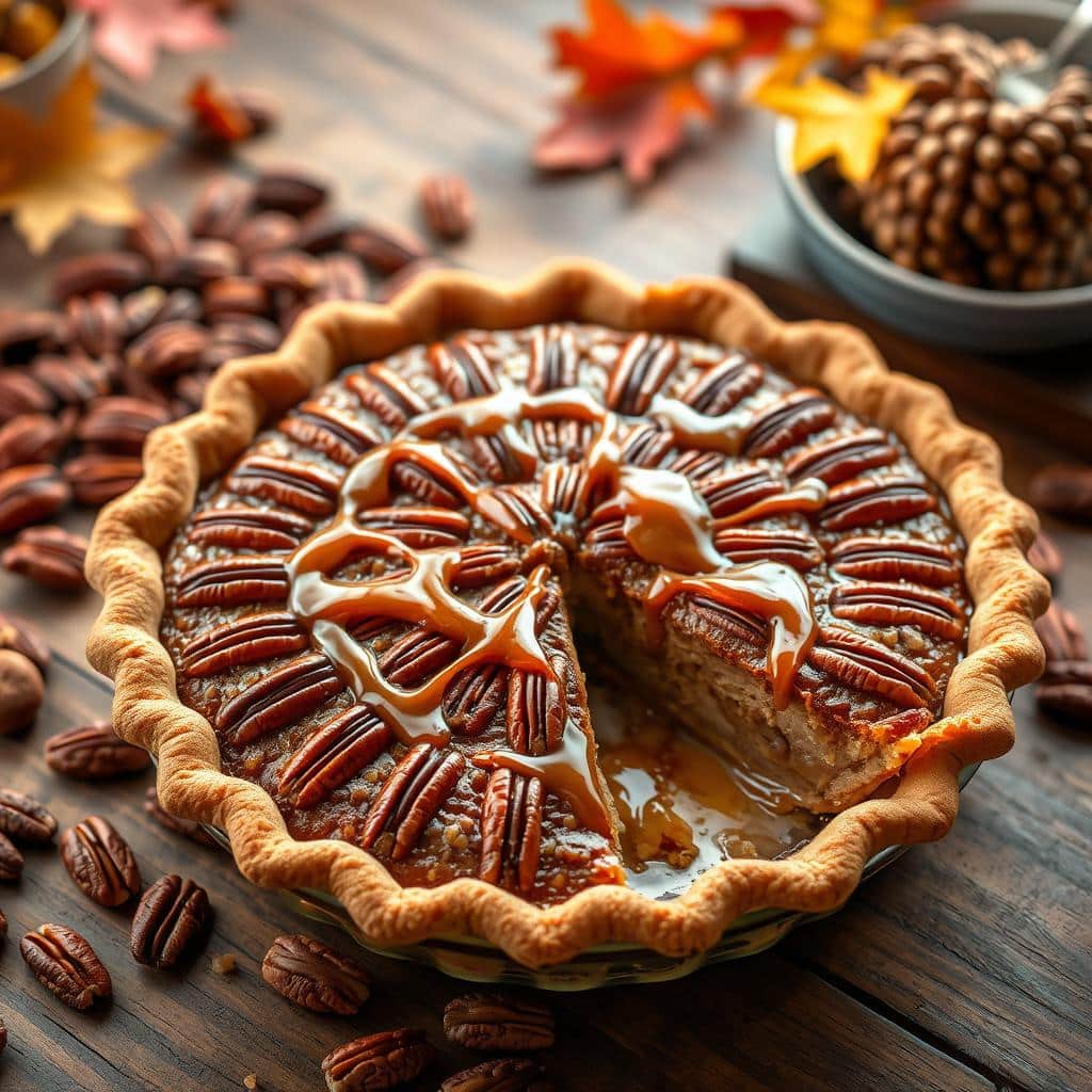 Delicious slice of pecan pie with salted caramel, highlighting 5 reasons why it's a must-try dessert for every occasion.