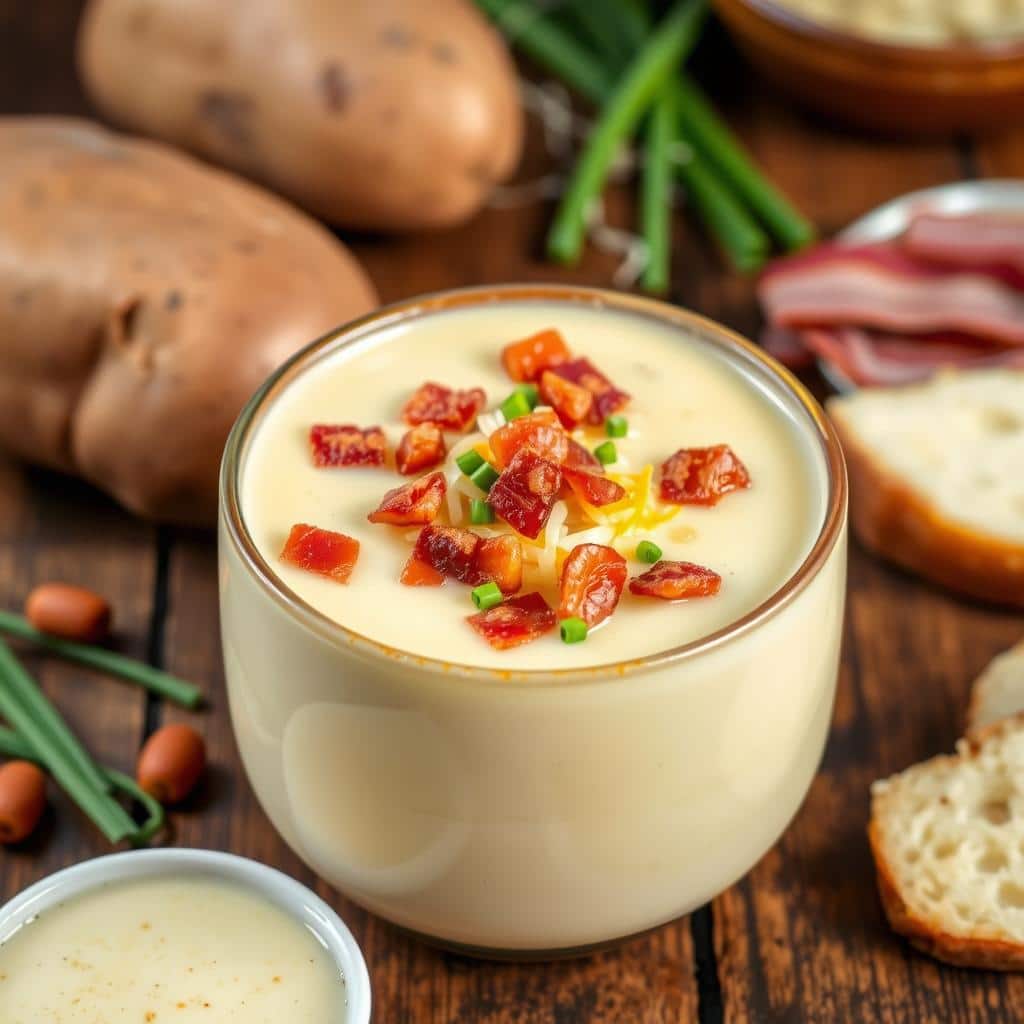 potato soup with bacon