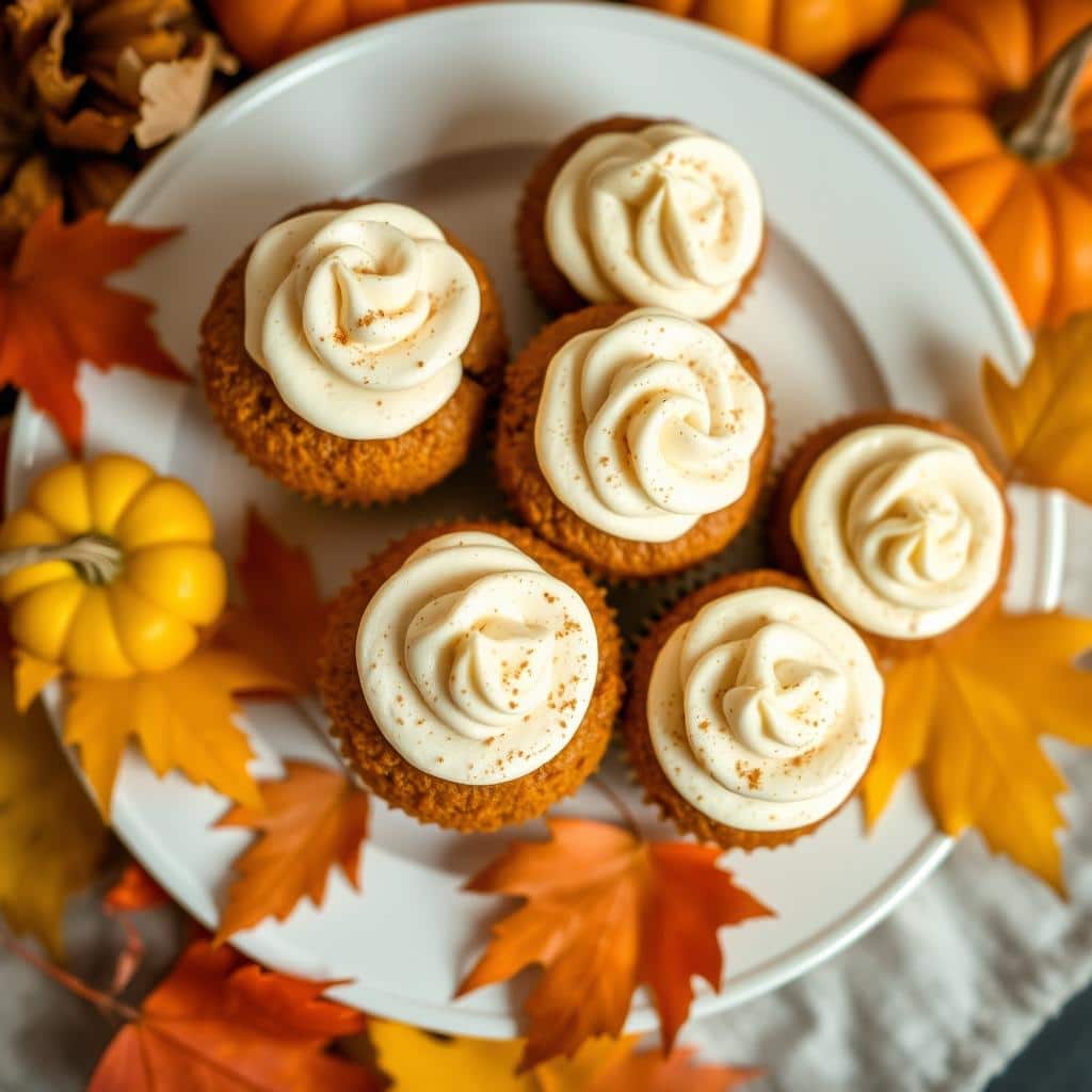 pumpkin spice cupcakes