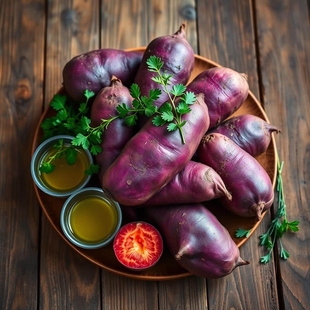 purple sweet potatoes