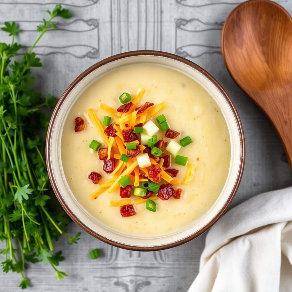 10 best tips for making slow cooker loaded baked potato soup with hash browns."