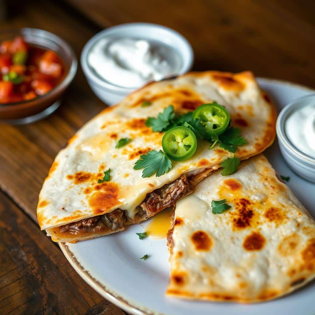 steak and cheese quesadilla