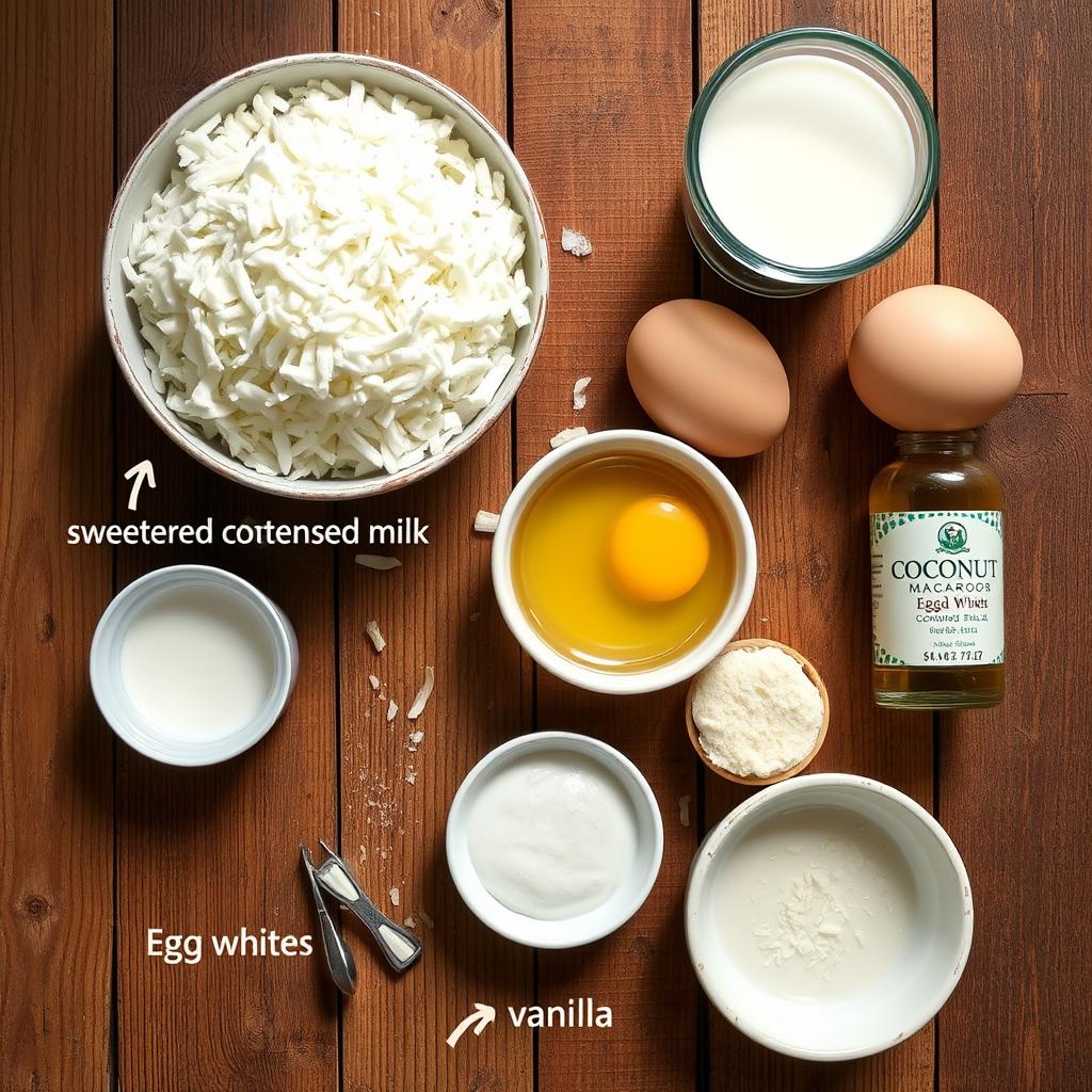 Coconut Macaroon Ingredients