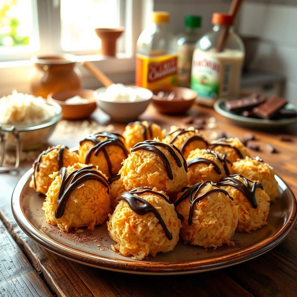 Coconut Macaroons Traditional Dessert