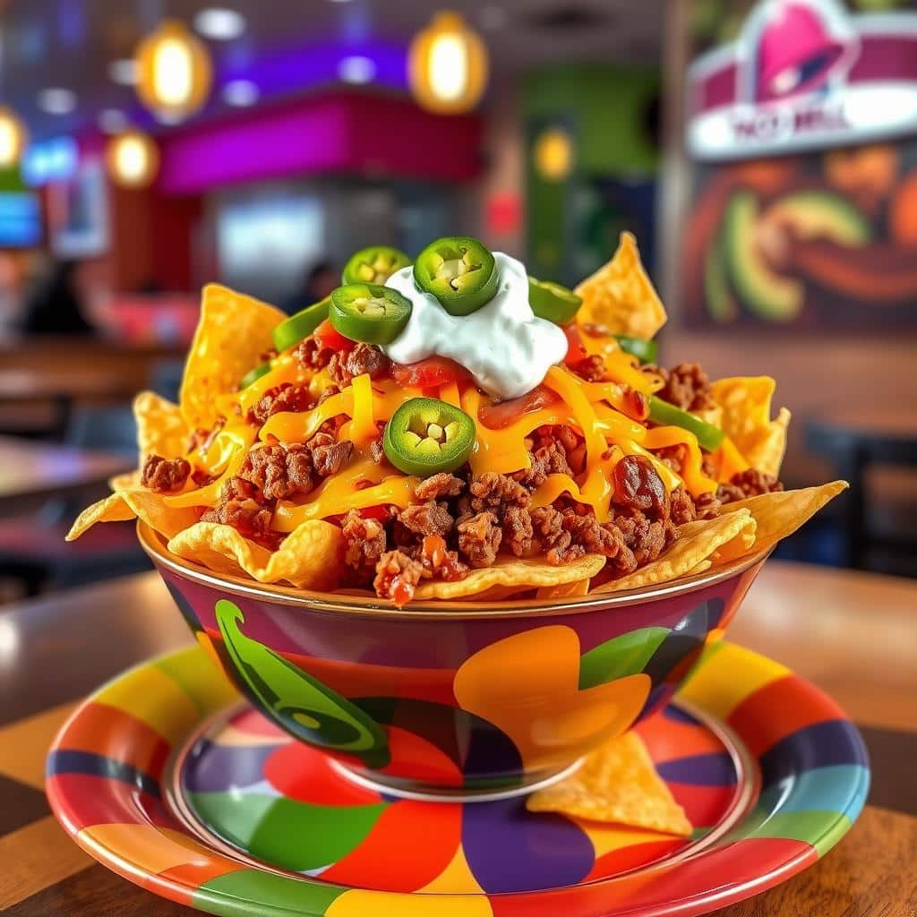 Top 5 Loaded Beef Nachos Taco Bell with crispy chips, seasoned beef, and rich toppings for a flavor-packed experience.